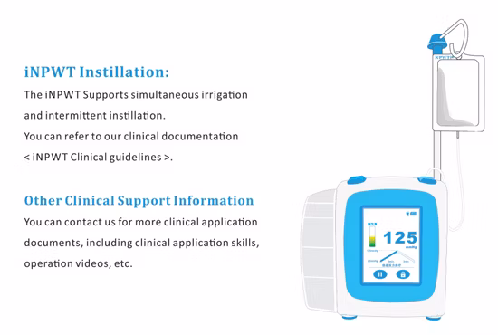Piccolo dispositivo portatile per la terapia delle ferite a pressione negativa per apparecchiature mediche
